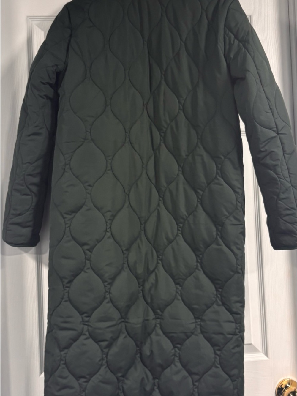 Quilted Quince Featherless Long Puffwe Women's Coat - Pine
